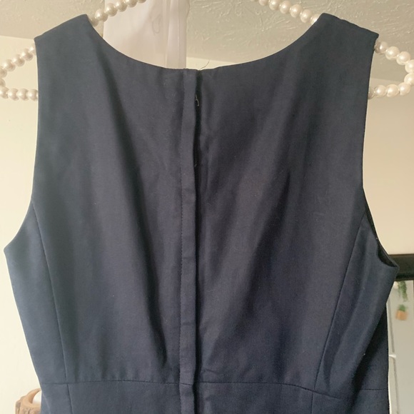 J. Crew Navy Allura Scoop Neck Sheath Dress - Picture 7 of 9